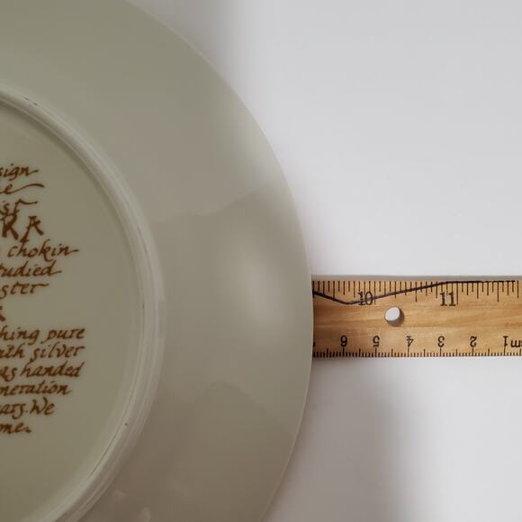 Vintage 1983 Art Of Chokin 24kt Gold Edged Gilt Plate Owl in Tree 9" Japan - Picture 5 of 8